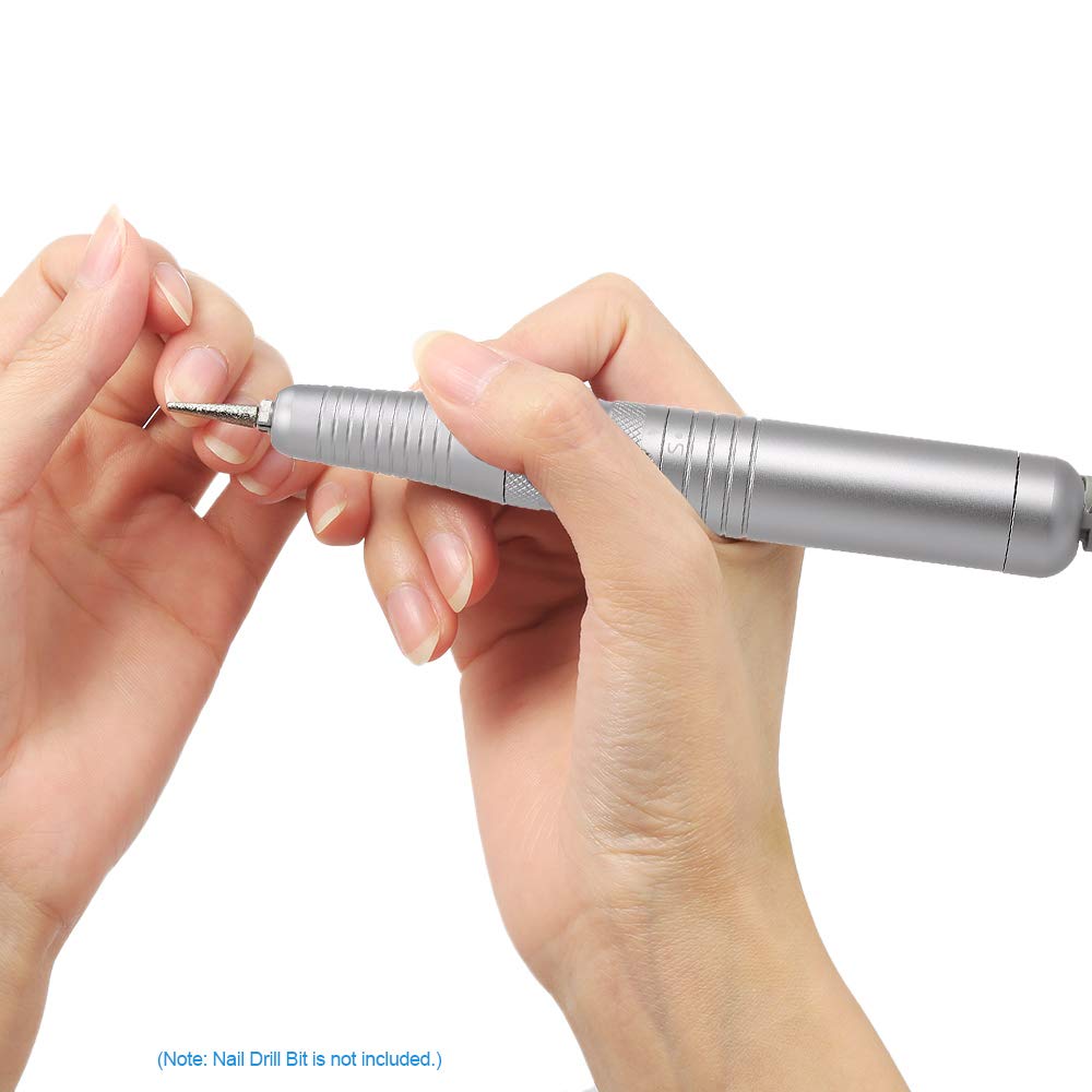 Professional Electric Nail Drill Machine - 15000 RPM USB Rechargeable Manicure Tool with Adjustable Speed | Portable Nail Drill Pen for Home & Salon Use | Perfect for Gel Polish Removal, Acrylic Nails & Nail Art