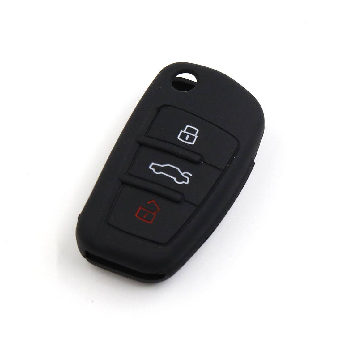 Premium Silicone Rubber Key Fob Cover for Audi - Durable Protection for Car Keys (Perfect for A3, A4, A6, Q5, Q7 Models) - Ideal for Everyday Use, Travel & Keychain Protection
