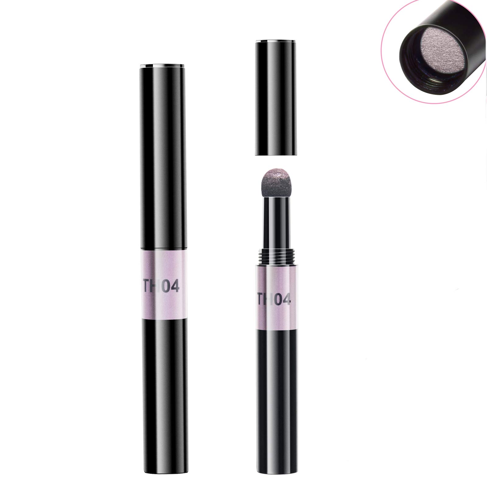 Vcedas Chrome Nail Pen - Acrylic Powder with Laser Mirror Effect, Air Cushion Magic Mirror Powder for Nail Art (Pink) | Perfect for Salon, DIY Manicures & Special Occasions