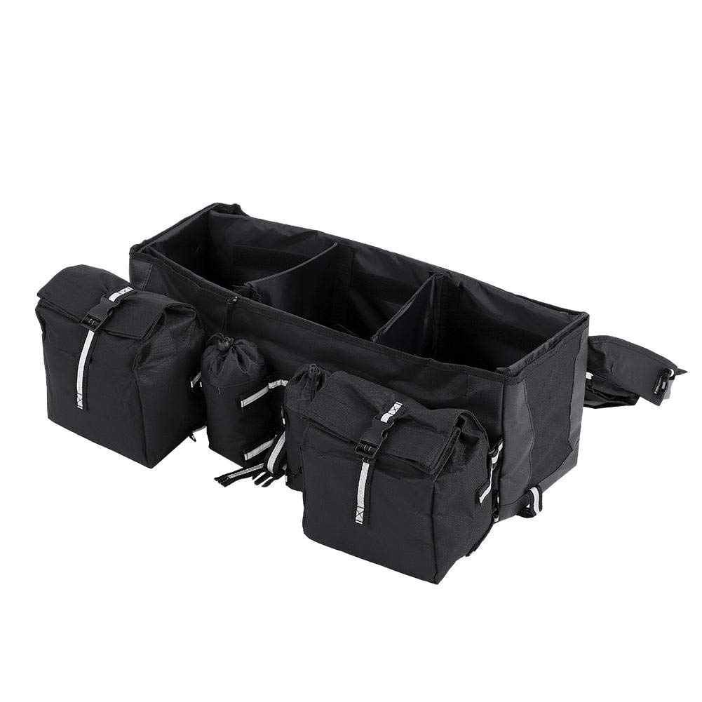 ATV Storage Rack - Heavy Duty Rear Cargo Carrier for ATV, UTV & Snowmobile | Travel Gear & Luggage Organizer | Perfect for Off-Road Adventures & Camping Trips