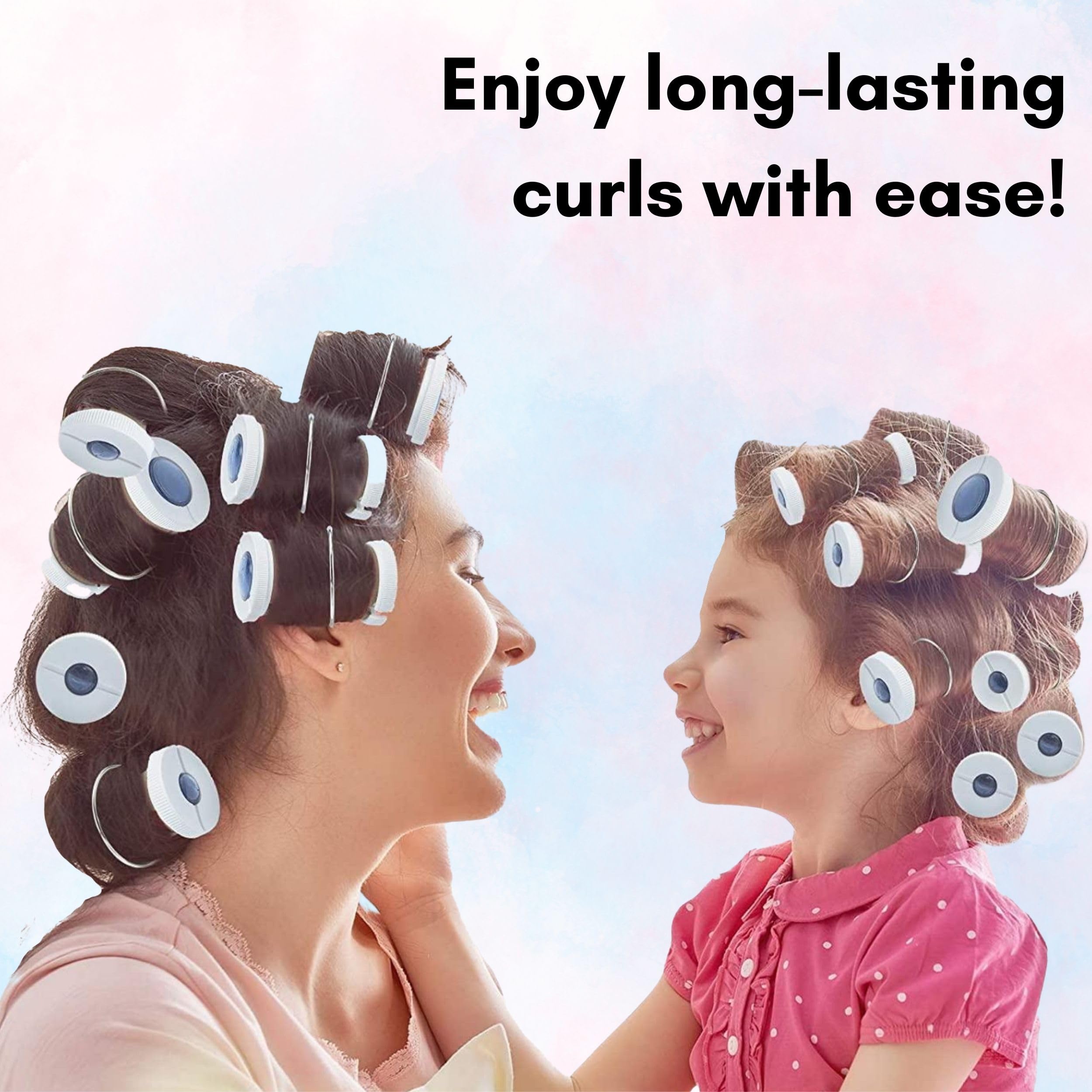 Sta-Rite Small Hot Roller Clips for Electric Hair Rollers & Curlers - 8 Pack Hair Styling Accessories for Salon-Quality Curls at Home | Perfect for Daily Styling, Special Occasions & Professional Use