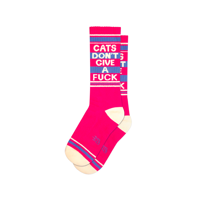 Funny 'Cats Don't Give a F*ck' Sarcastic T-Shirt - Trendy Meme Graphic Tee for Cat Lovers | Perfect Gift for Pet Owners & Humor Fans