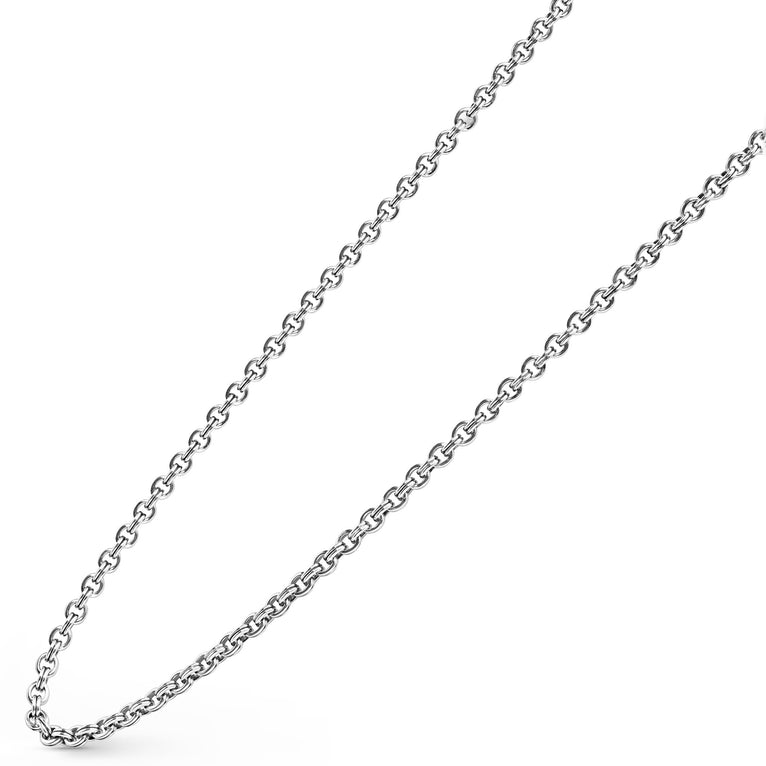 4mm Double Link Chain Necklace for Women - Elegant Layering Jewelry for Everyday Wear & Special Occasions