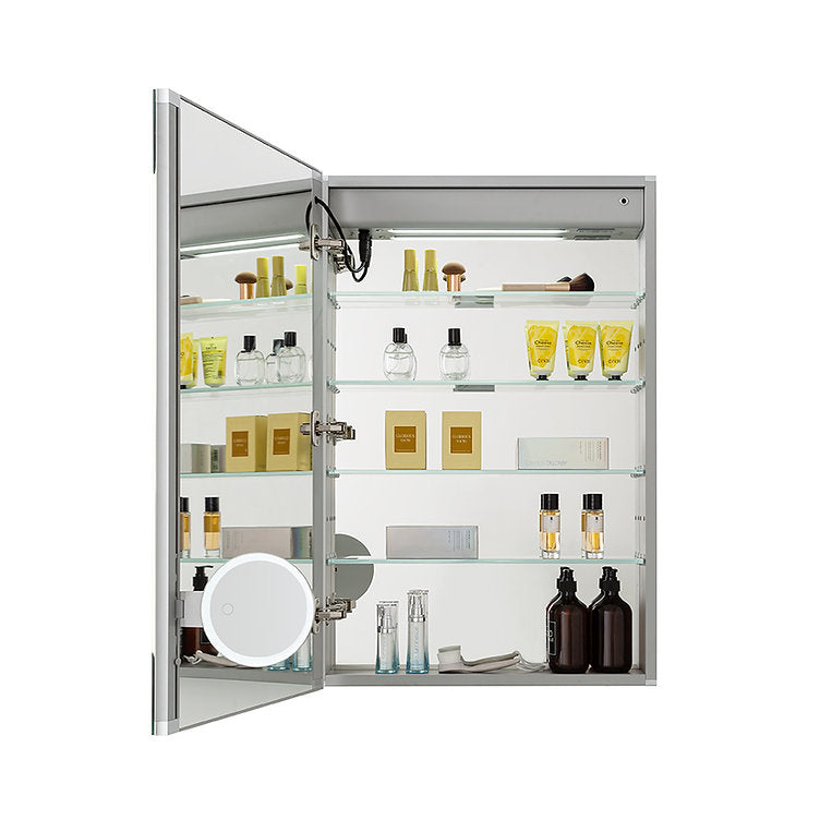Aquadom Signature Royale 24x30 LED Lighted Medicine Cabinet with Adjustable Hinge (Left/Right Opening) - Perfect for Bathroom Vanity, Modern Home Decor & Space-Saving Storage Solution