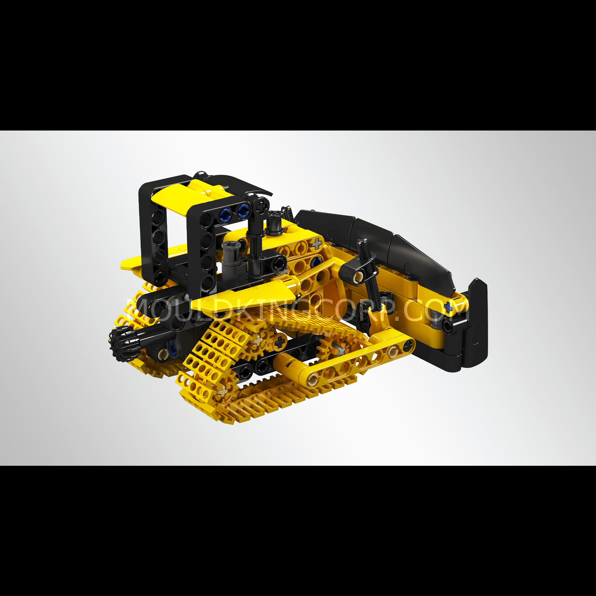 Mould King 24020 Crawler Bulldozer Building Toy Set - 244 PCS Construction Engineering Blocks for Kids & Adults | STEM Educational Toys for Creative Play, Birthday Gifts, and DIY Model Building Projects