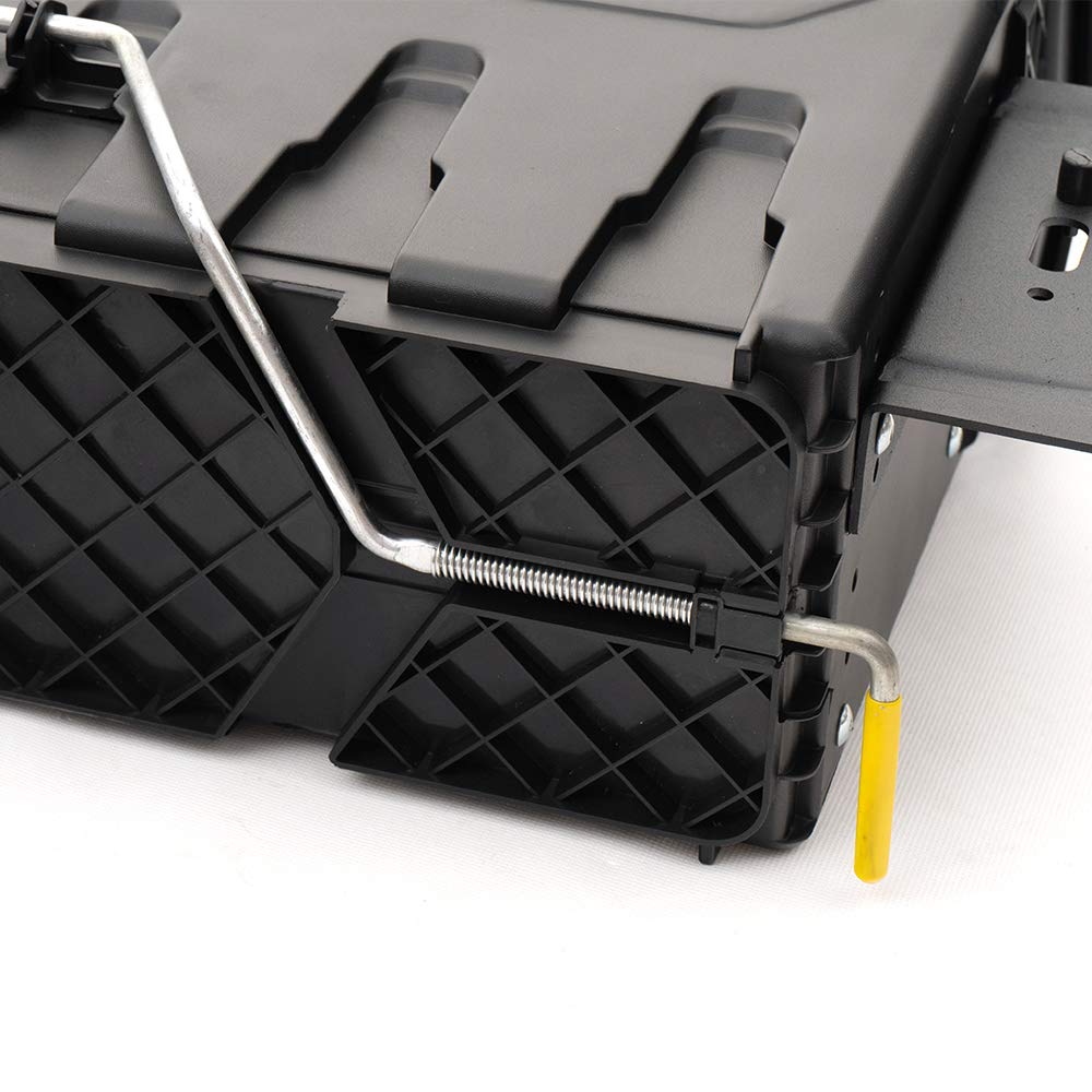 G-PLUS Black Truck Bed Storage Tool Box - Left Driver Side for 2007-2020 Toyota Tundra | Durable Cargo Organizer for Camping, Work & Outdoor Adventures