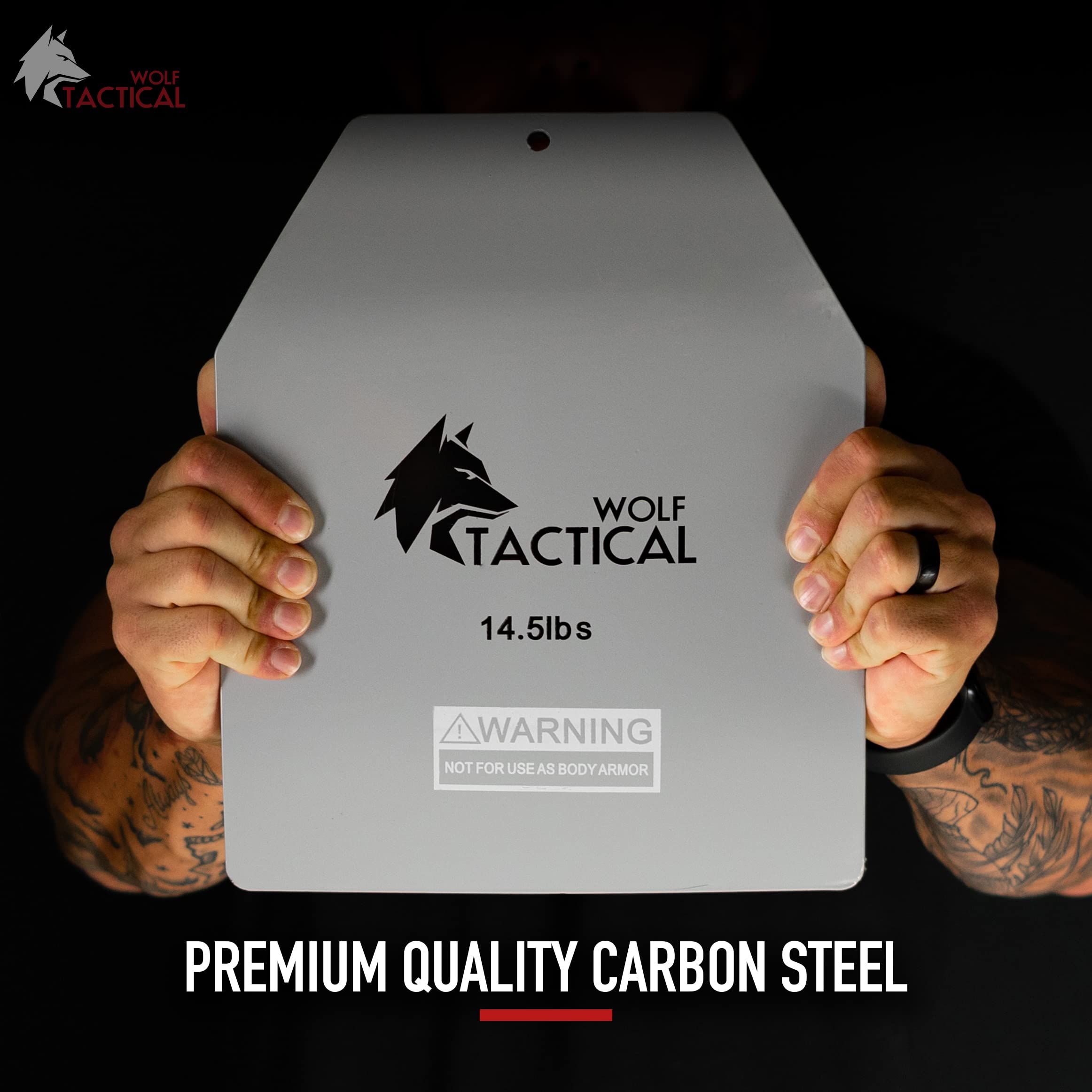 WOLF TACTICAL Curved Weight Vest Plates – 5.75LB/8.75LB/14.5LB Pairs – Ergonomic Contoured Design for CrossFit, Strength Training & Running – Perfect for WODs, HIIT Workouts & Military Fitness Training