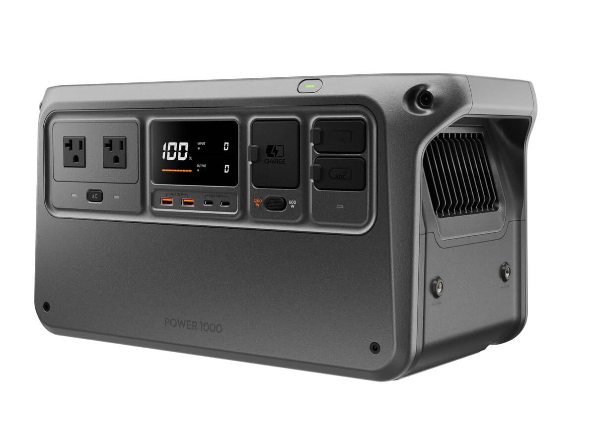 DJI Power 1000 Portable Power Station - 1000W Solar Generator for Camping, RV, Outdoor Adventures & Emergency Backup Power