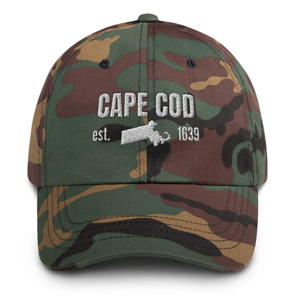 Premium Cape Cod & Boston Dad Hats for Men - Classic Adjustable Baseball Cap for Outdoor Activities, Travel & Casual Wear