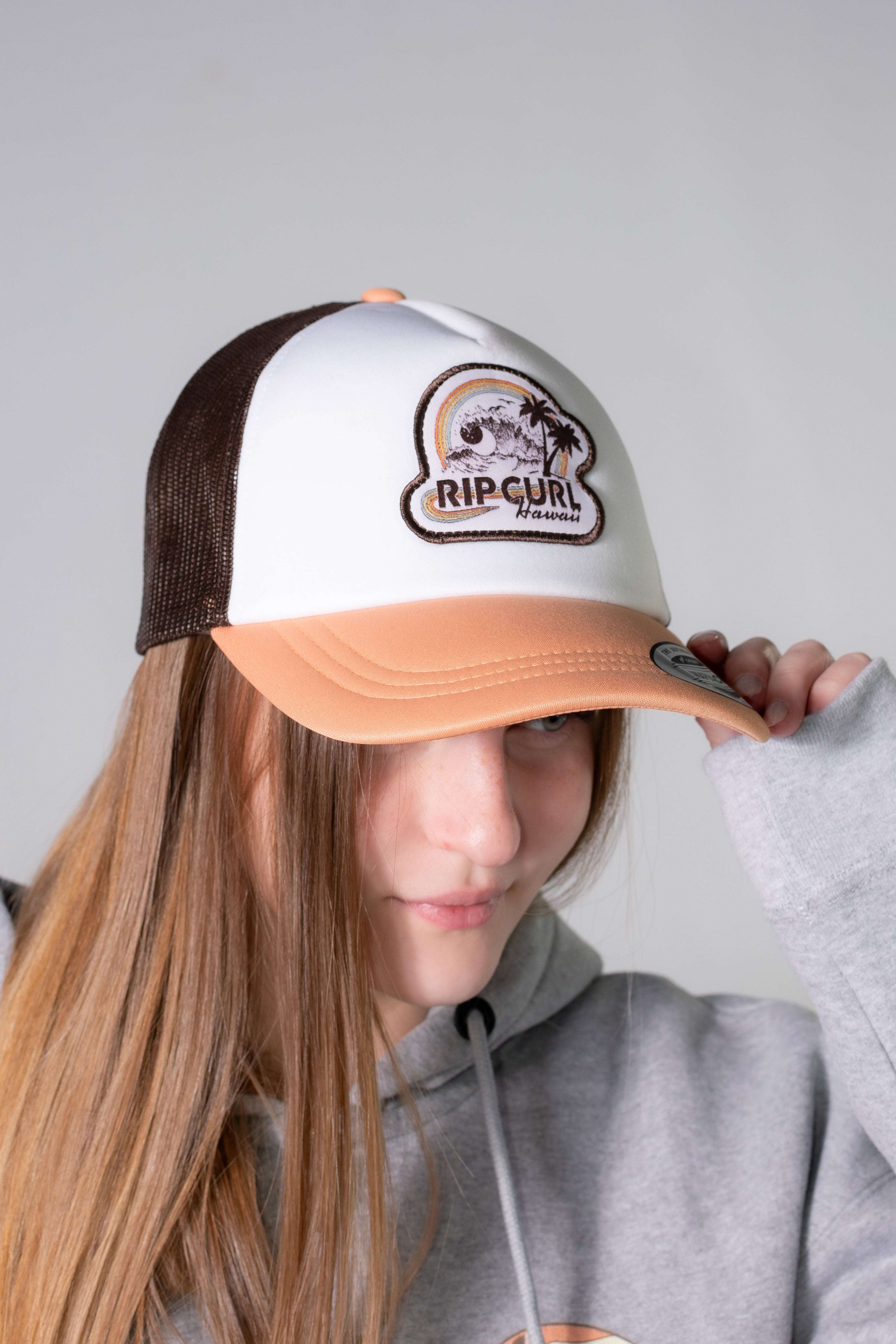 Rip Curl Women's TRK Rains Waves Snapback Hat (K1) - Stylish & Water-Resistant for Surfing, Beach & Outdoor Activities