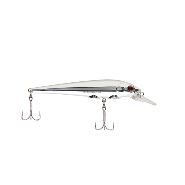 Berkley Hit Stick Floating Fishing Lure 2-Pack - 1/8oz Chrome Finish - Topwater Bass & Trout Lure for Freshwater & Saltwater Fishing