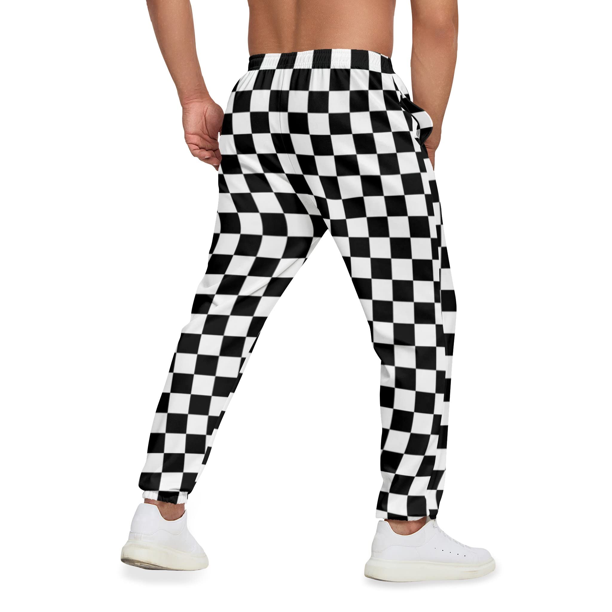 3D Printed Men's Sweatpants - Joggers with Drawstring & 2 Side Pockets - Comfortable Athletic Pants for Running, Gym, Lounge & Casual Wear
