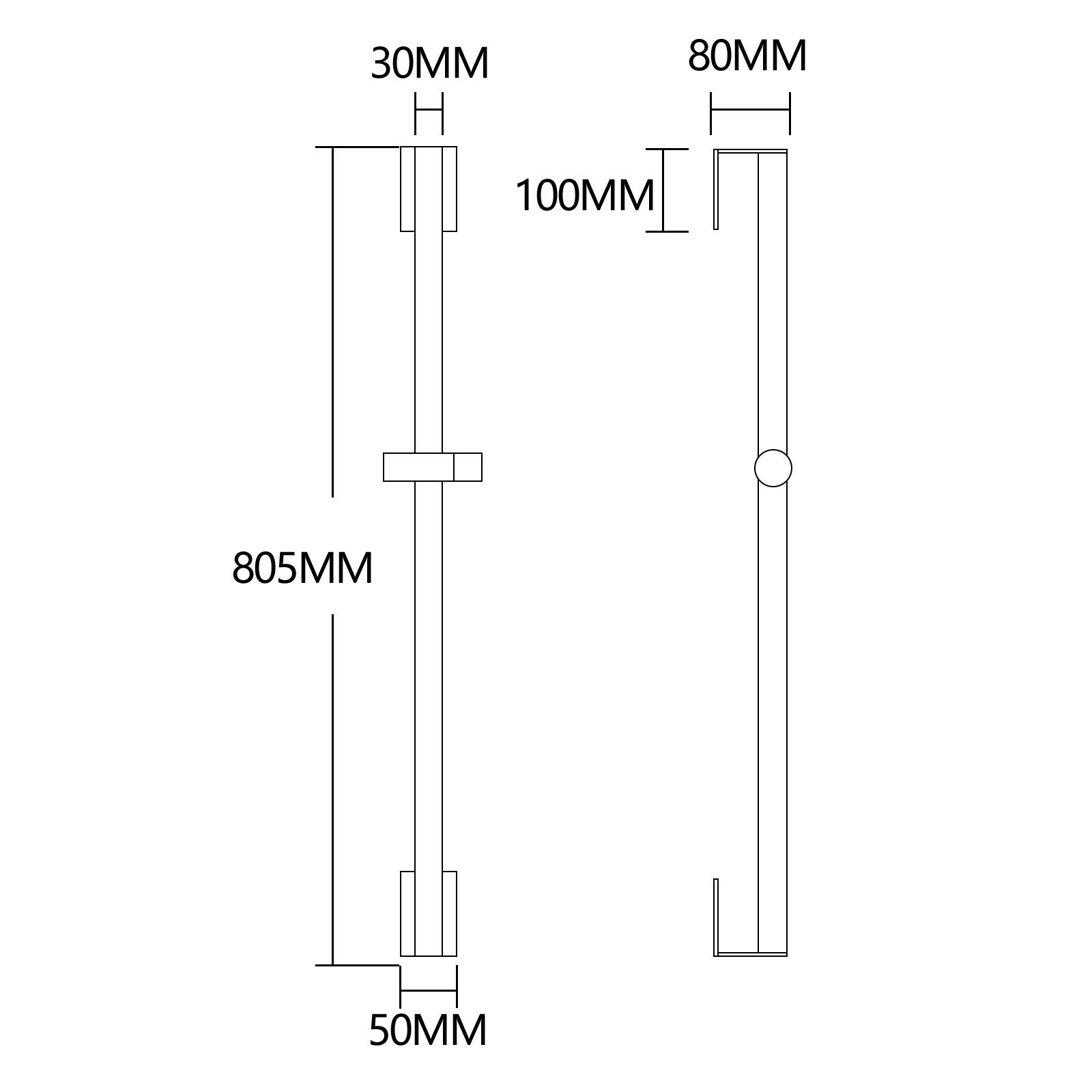 Premium 6-Function Shower Set with Extendable Shower Bar, High Pressure Shower Head & Flexible Hose - Brushed Nickel Finish for Bathroom & Spa Experience