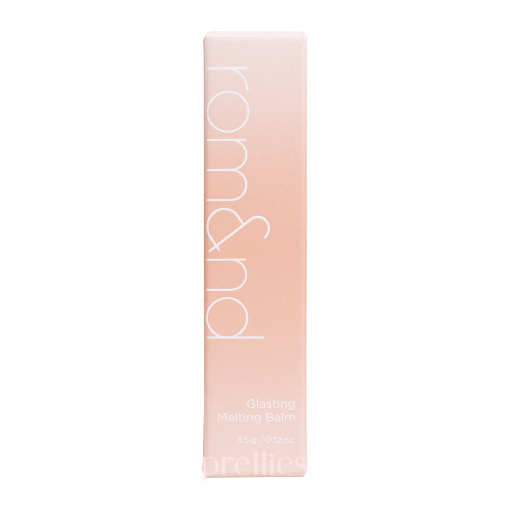 rom&nd Glasting Melting Balm - 11 Buffy Coral (3.5g) | Hydrating Tinted Lip Balm for Dry Lips | Perfect for Everyday Wear & Makeup Looks