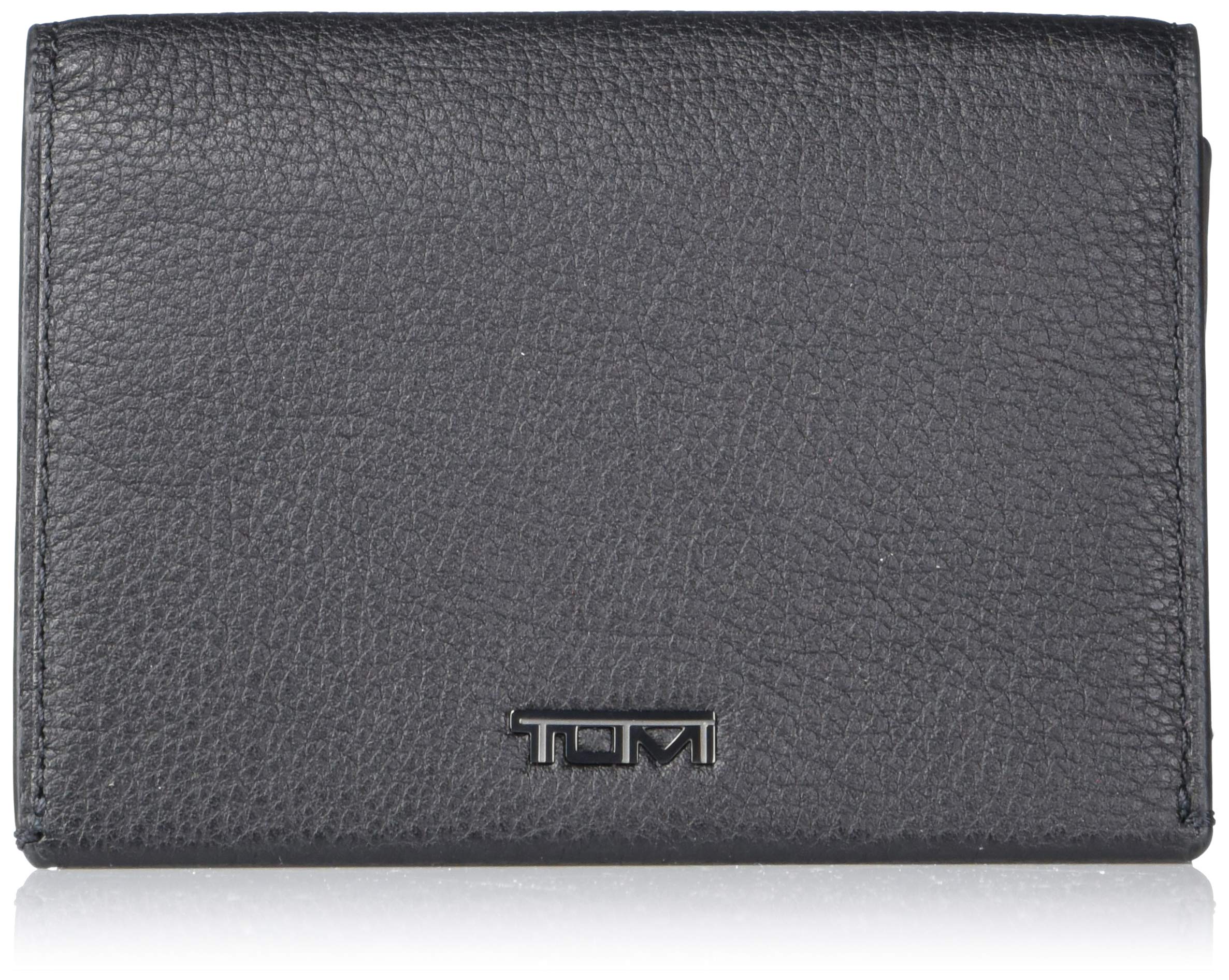 TUMI Nassau Gusseted RFID Blocking Card Case Wallet for Men - Slim ID Lock Credit Card Holder for Travel & Everyday Use