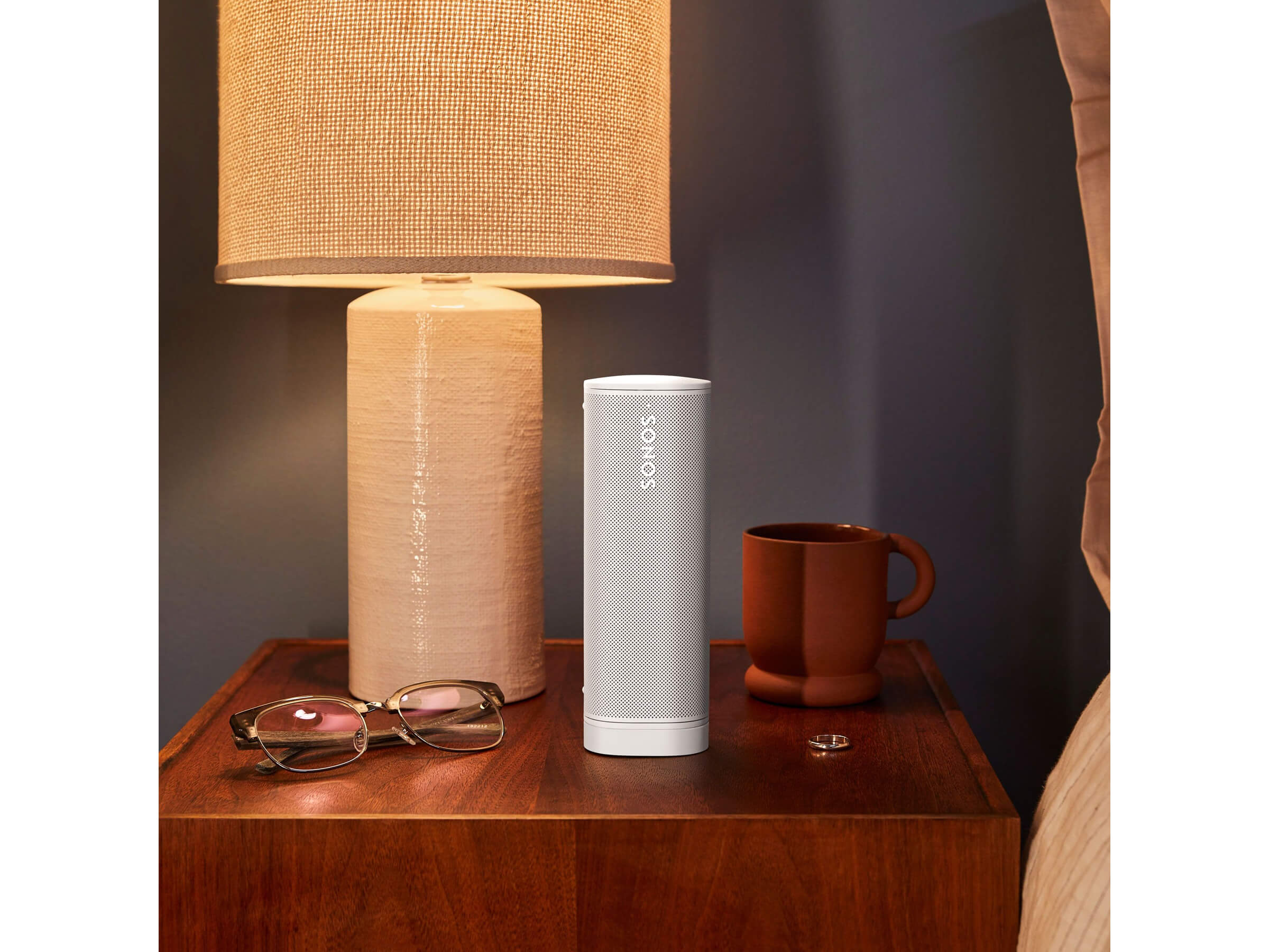 Sonos Roam 2 Portable Wireless Speaker - Bluetooth & WiFi Connectivity, Waterproof Design for Outdoor, Travel, and Home Use