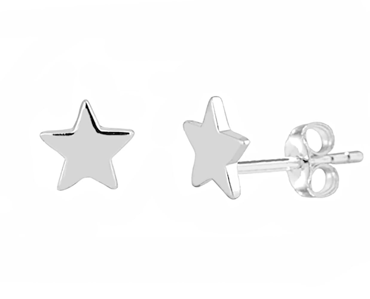 925 Sterling Silver Star Stud Earrings for Women - Hypoallergenic & Tarnish Resistant - Perfect for Everyday Wear, Gifts & Special Occasions
