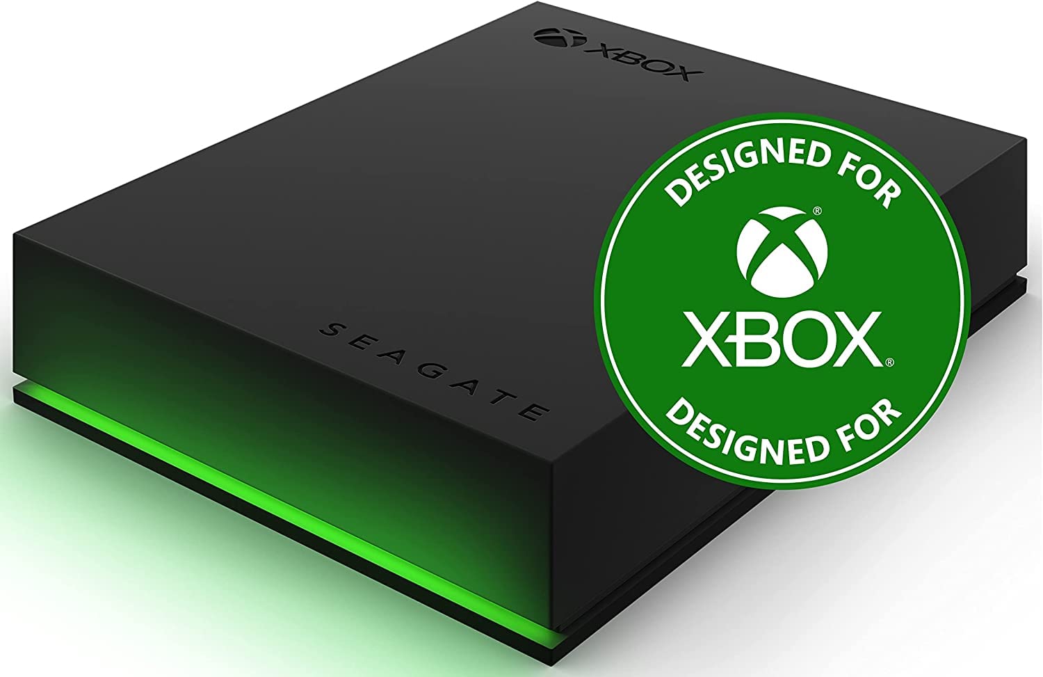 Seagate 2TB Game Drive for Xbox - Portable External Hard Drive HDD, USB 3.2 Gen 1, Black with Green LED Bar, Xbox Certified, 3-Year Rescue Services (STKX2000400) - Perfect for Xbox Game Storage, Backup & Travel Gaming