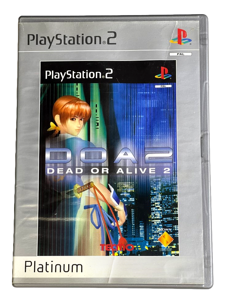 Dead or Alive 2 DOA2 Sony PlayStation 2 PS2 PAL Platinum Edition - Complete Used Fighting Game for Retro Gaming & Collectors - Perfect for Classic Game Nights & Tournament Play