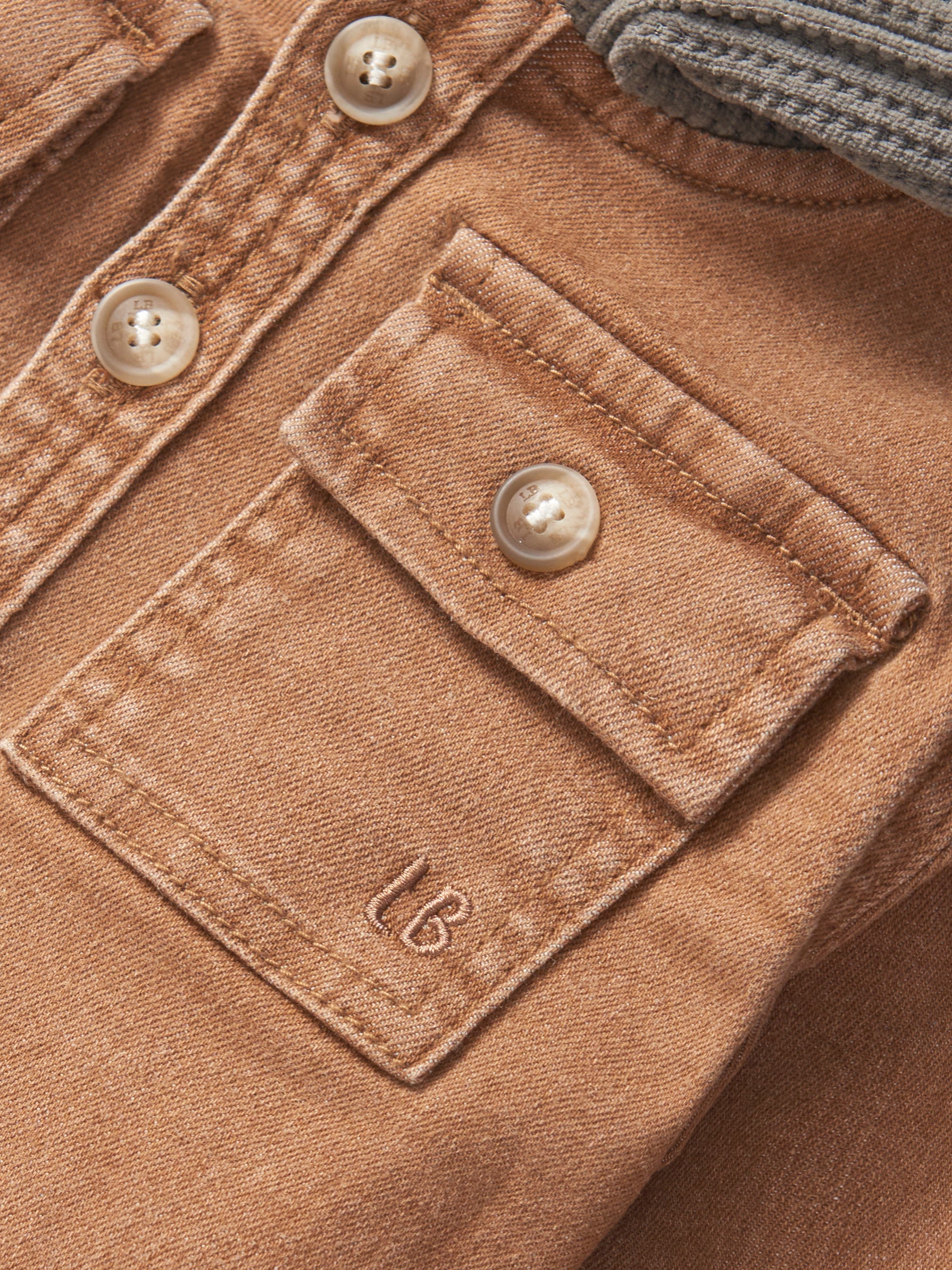 Men's Hooded Denim Shacket Jacket in Camel Color - Stylish Casual Outerwear for Fall & Winter | Perfect for Streetwear, Layering, and Outdoor Activities