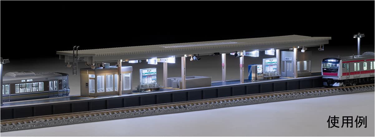 TOMIX N Gauge Island 4275 Model Train Set with LED Lighting - Realistic Urban Scene for Model Railroad Enthusiasts | Perfect for Home Layouts, Dioramas & Train Displays