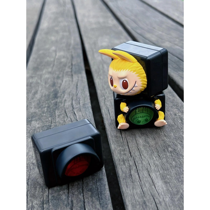 Labubu The Monsters Almost Hidden Series Traffic Light Blind Box Collectible Figure - Cute Vinyl Art Toy for Display, Gift & Anime Collection (Office Desk Decor, Shelf Display, Party Favor)