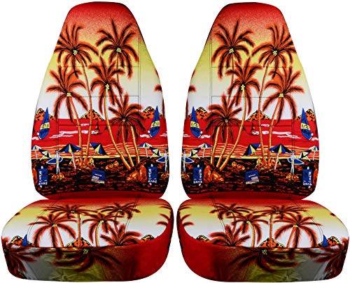 Red w Palm Tree