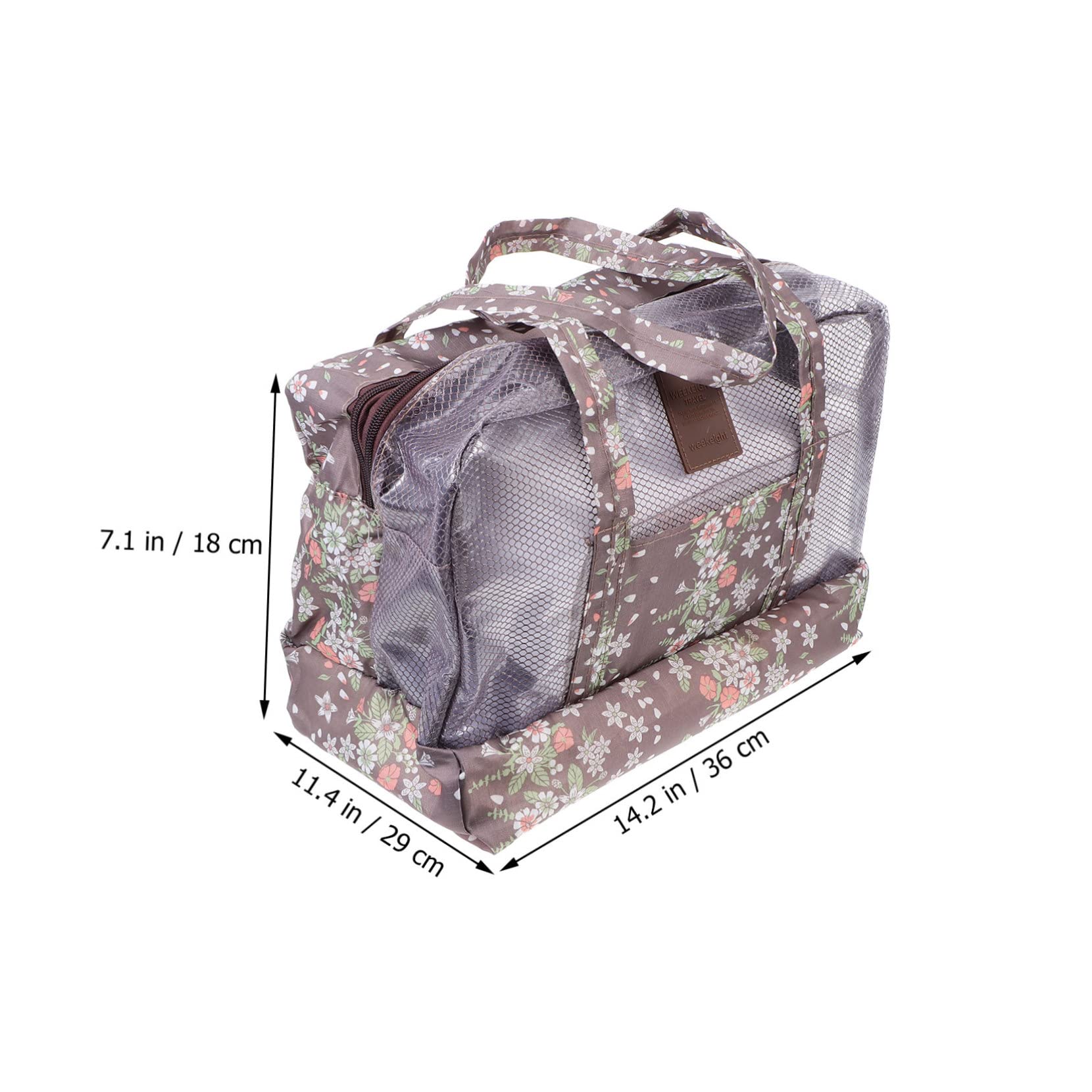 **PAMINGONO Waterproof Beach Bag with Dry/Wet Separation - Mesh Tote for Sand Toys, Swimwear & Wet Clothes | Ideal for Pool, Travel & Outdoor Activities**