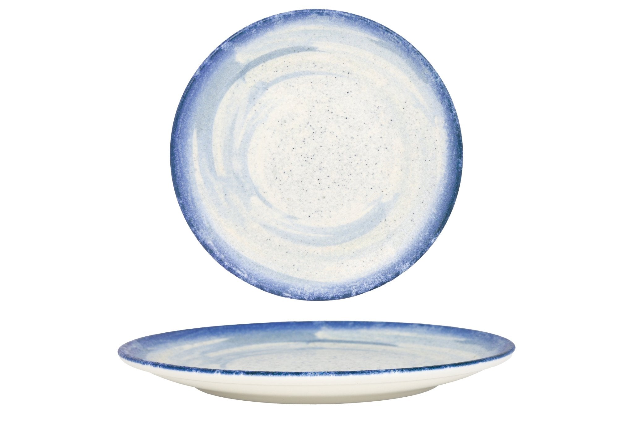 Harena 12-Inch Porcelain Dinner Plate Set - Elegant & Durable Ceramic Plates for Everyday Use, Fine Dining, Restaurants & Home Decor