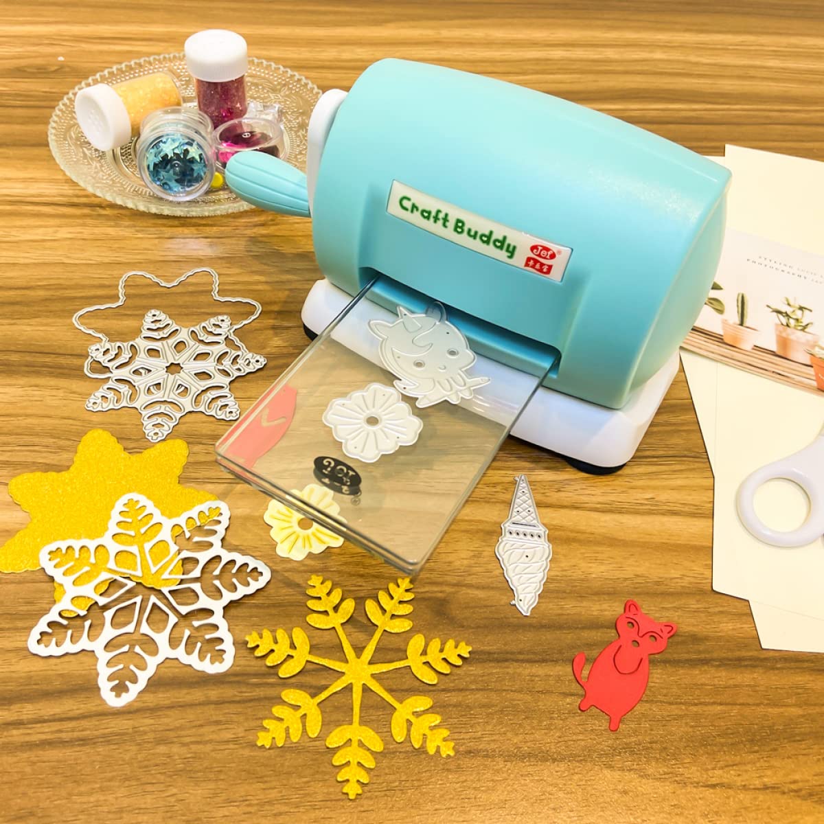 DIY Die Cutting & Embossing Machine for Paper Crafts - Scrapbooking, Card Making, Photo Albums & Decorative Projects | Handheld Embosser & Die Cutter for Creative Paper Art