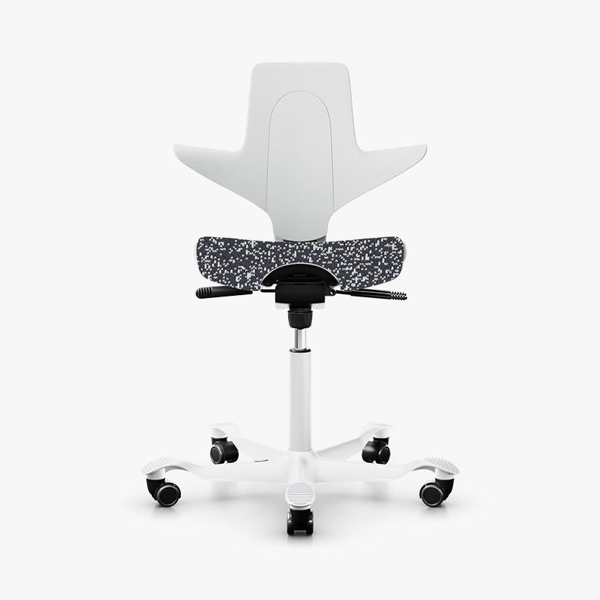 HÅG Capisco Puls 8020 Ergonomic Office Chair - Kvadrat Galaxy Special Edition - Adjustable Height & Tilt for Home & Workspace Comfort