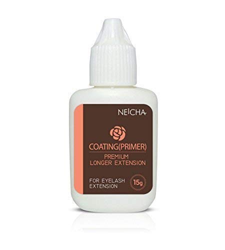 Neicha Lash Primer & Coating for Eyelash Extensions - 15ml Volumizing & Lengthening Formula for Natural or False Lashes - Perfect for Bridal, Party & Everyday Makeup Looks