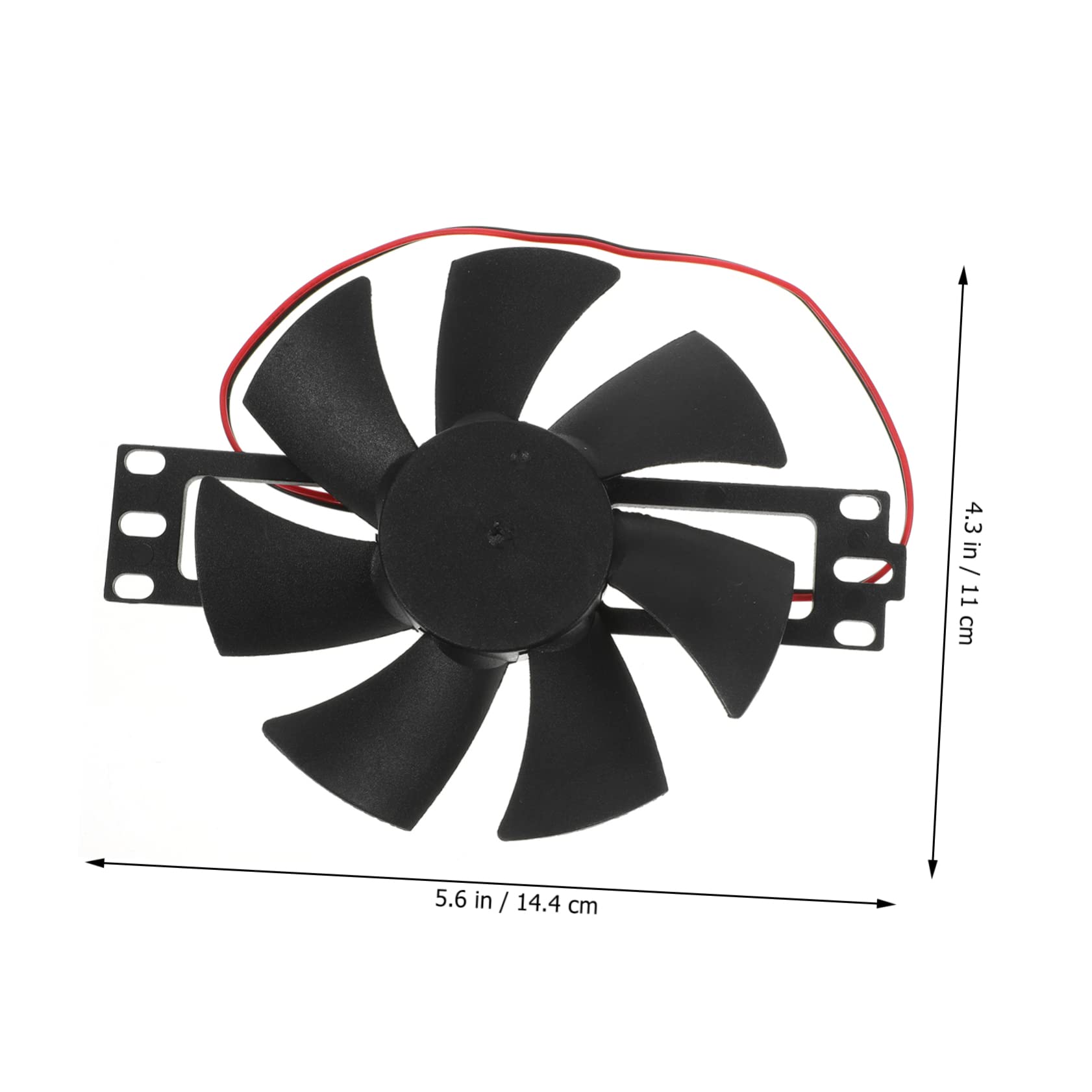 Universal Electromagnetic Cooker Cooling Fan Replacement - Durable Plastic & Copper Radiator Fan for Mikinona Cookers - Perfect for Home Kitchen Repairs & DIY Upgrades