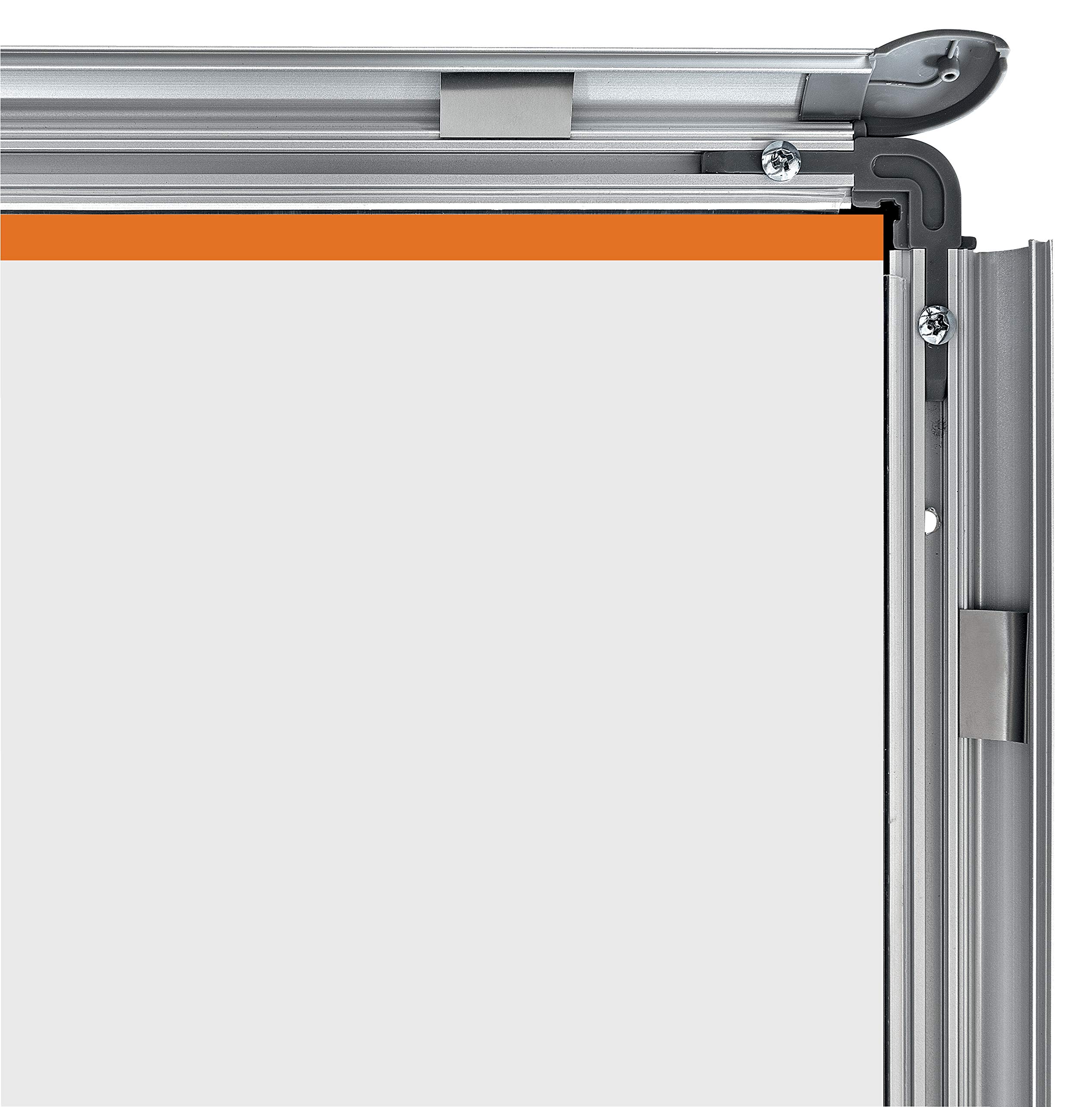 A2 A-Frame Sign, Pavement Display Board & Social Distancing Sign with Snap Frame - Aluminum Frame, Double Sided, Silver (1902207) - Perfect for Storefronts, Sidewalk Promotions & Public Safety Messaging