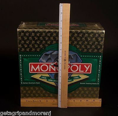 MONOPOLY Limited Edition 60th Anniversary Board Game (1935-1995) - Classic Family Game Night Entertainment for Adults & Kids