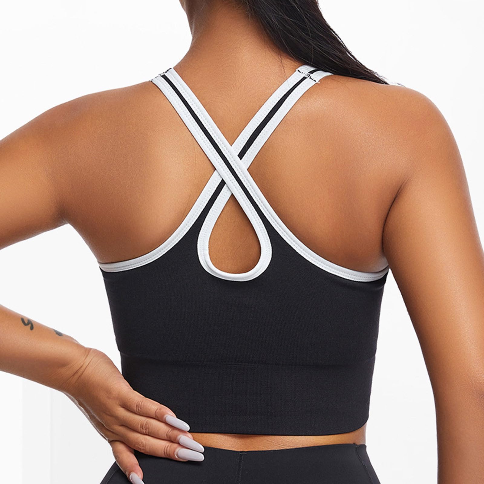 Women's Cooling Breathable Sports Bra - Supportive Comfort for Yoga, Running & Everyday Wear - Summer Athletic Wear & Active Lifestyle Essential
