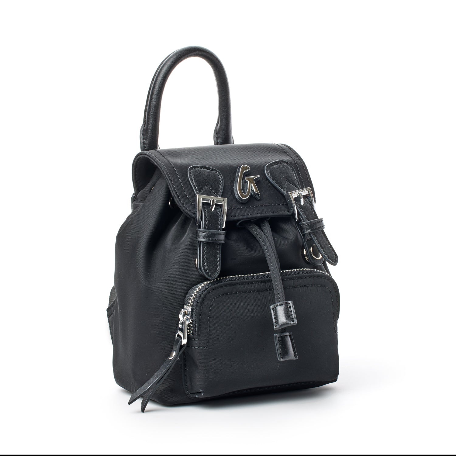 Mini Nylon Backpack for Women & Men - Lightweight Waterproof Travel Daypack - Perfect for Hiking, Gym, School & Daily Use - Black