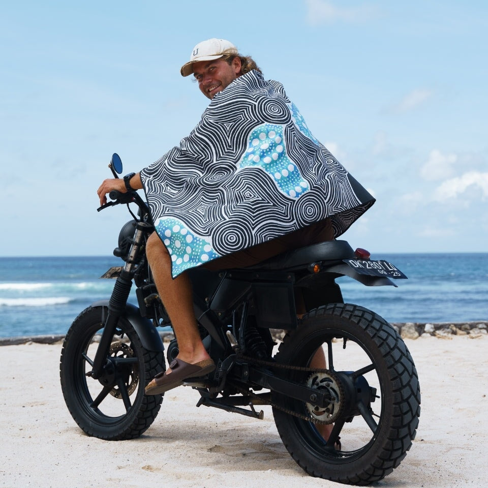 Premium Sand-Free Beach Towel for Saltwater - Quick Dry, Ultra Absorbent & Lightweight - Perfect for Beach, Pool, and Travel Use