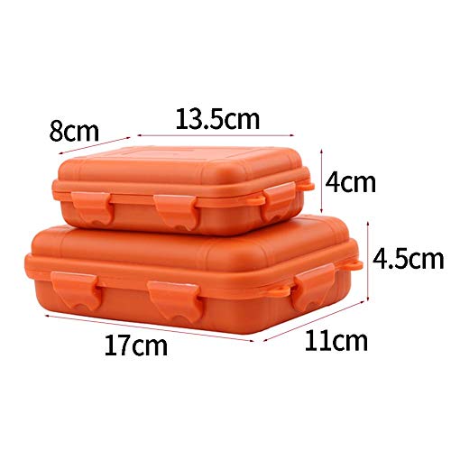 Shockproof Waterproof Plastic Storage Box for Outdoor Tools - Durable Dry Storage Container for Small Tools, Camping, Fishing & DIY Projects