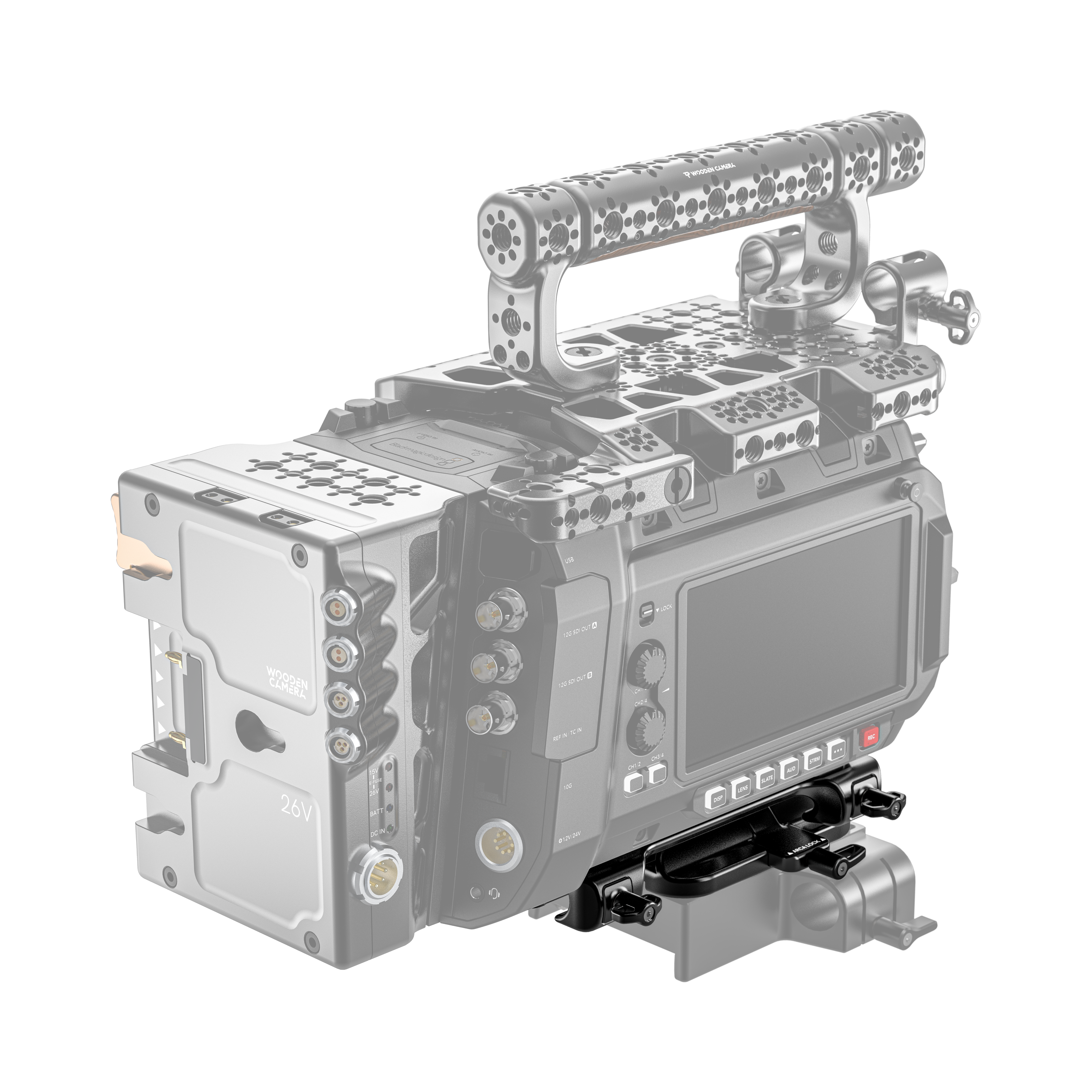 Blackmagic URSA Cine 12K/17K Base Plate System - Professional Camera Mounting Solution for Film & Video Production