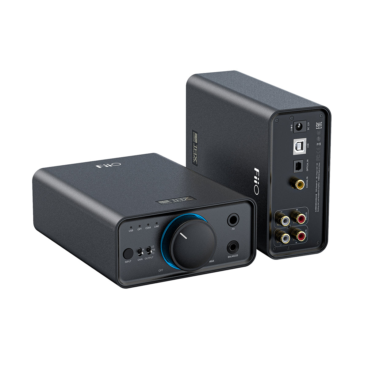 FiiO K7 Balanced Desktop DAC and Headphone Amplifier - High-Resolution Audio for Home Studio, Gaming & Music Listening