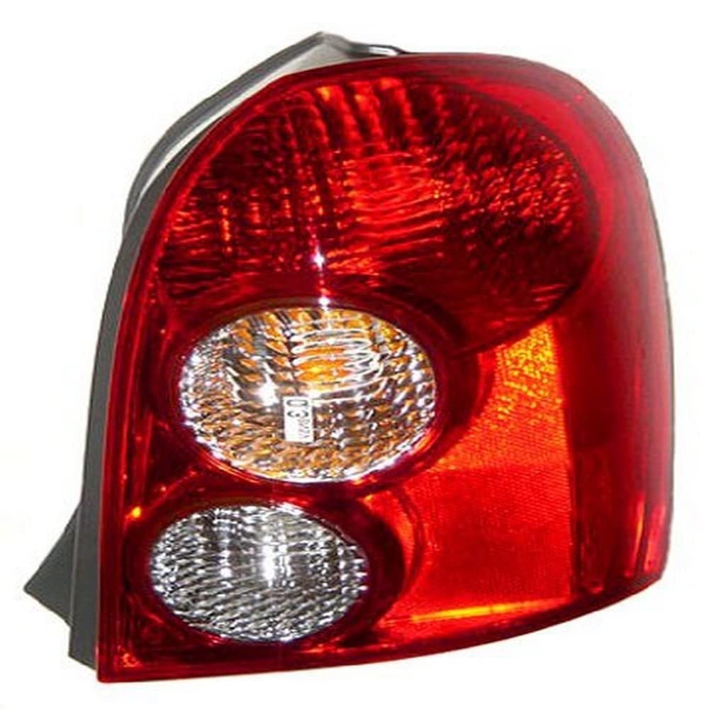 Sherman Replacement Taillight Assembly - Compatible with Mazda Protege Passenger Side (Partslink MA2801121) | Perfect for Night Driving & Enhanced Safety