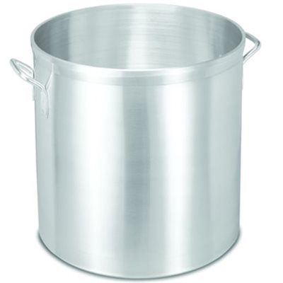 Vollrath 20 Quart Heavy Duty Aluminum Stock Pot - Professional Grade Cooking Pot for Soups, Stews, Pasta & Large Batch Meal Prep in Restaurants & Home Kitchens