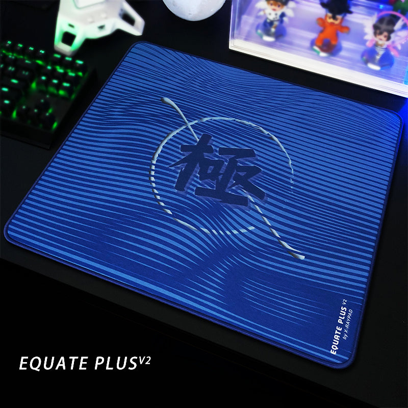 X Raypad Equate Plus V2 Gaming Mouse Pad - Large Blue Surface for Precision Control | Perfect for FPS, MOBA & Esports Gaming