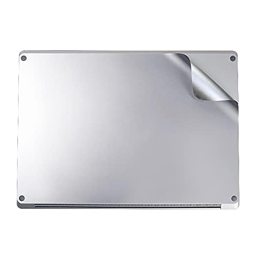XSKN Silver Vinyl Skin Cover for Microsoft Surface Laptop 1/2/3/4 (15-inch) - Bubble-Free Protection, Full Body Decal | Perfect for Office, School & Travel