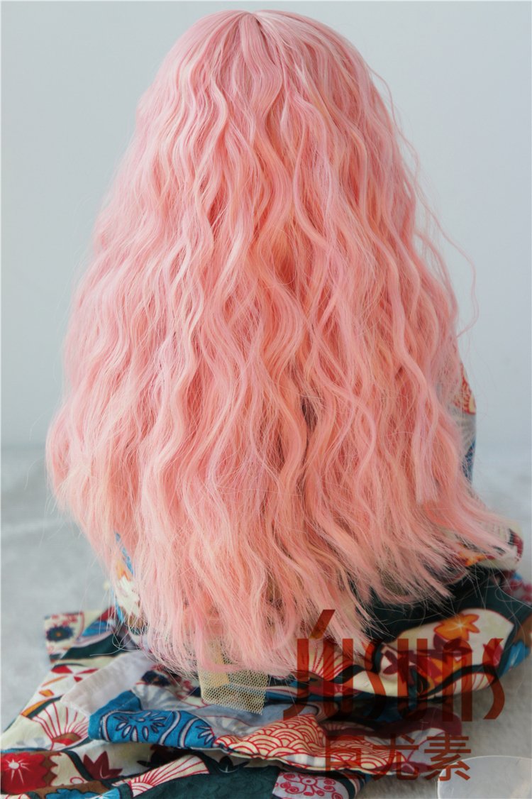 Pink Soft Sobazu Doll Wigs 8-9inch for BJD & Resin Dolls - Party & Cosplay