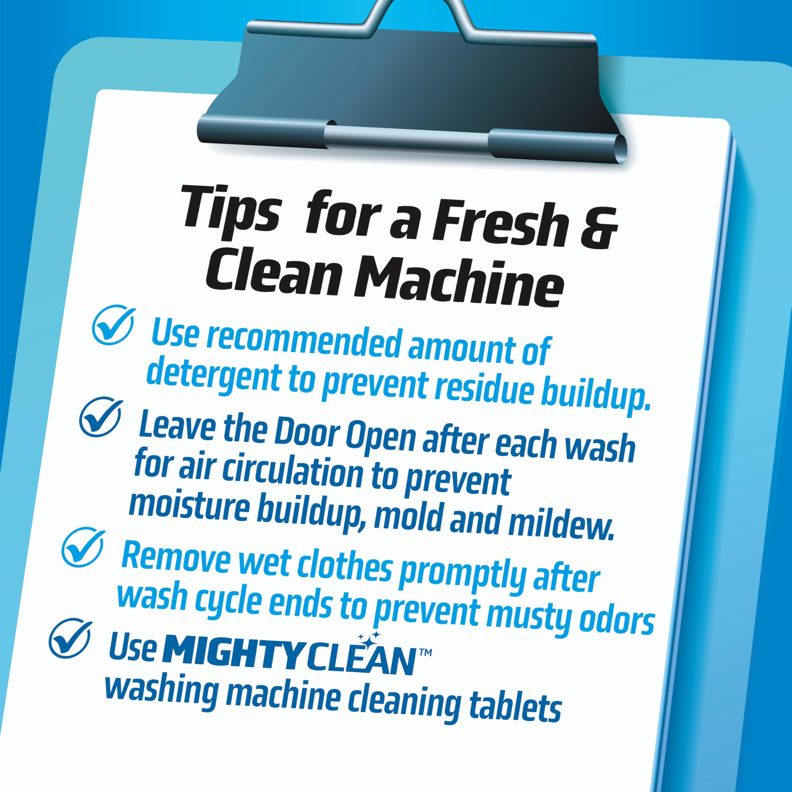 24 Pack Washing Machine Cleaner Tablets - 1 Year Supply, Septic Safe & HE Compatible Washer Cleaner for All Machines | Deep Clean & Deodorize for Fresh Laundry