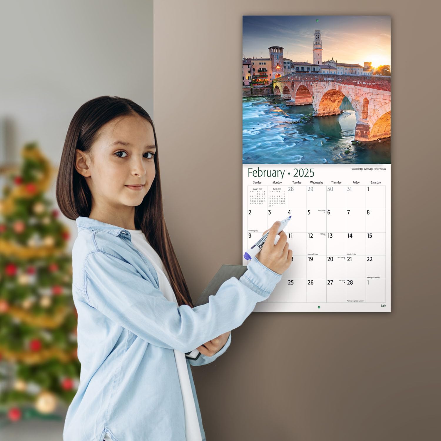 MICASA PRESS - Italy 2025 Wall Calendar 12 Months | 12