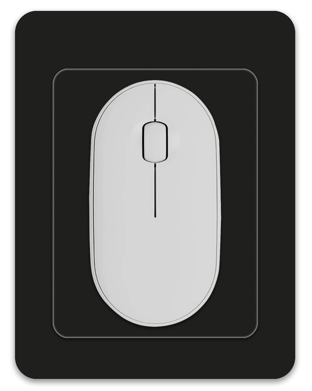 Premium Small Mouse Pad Set - 5x6 & 5.7x7.5 Inch Mini Mouse Pads with Non-Slip Rubber Base | Waterproof & Portable for Wireless Mouse & Laptop | Perfect for Office, Gaming & Travel (Black)