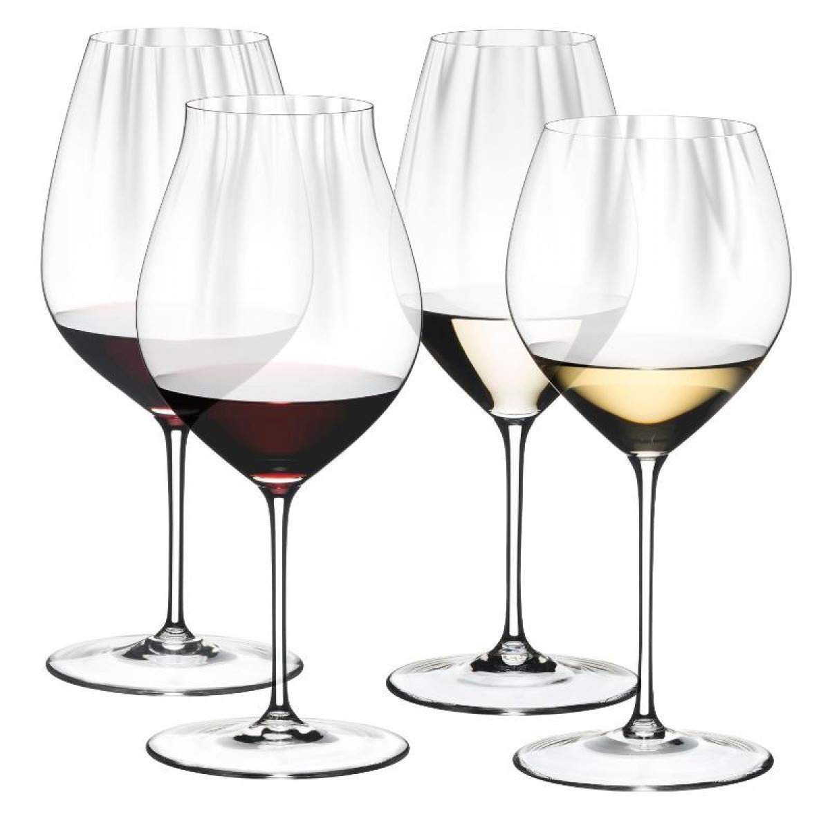 Riedel Performance Wine Tasting Glasses Set of 4 - Crystal Clear Stemware for Red & White Wine - Perfect for Wine Enthusiasts, Tastings & Dinner Parties